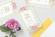 Flowers wedding invitation card, an Invitation Template by Workhu (Thumbnail 3 of 3)