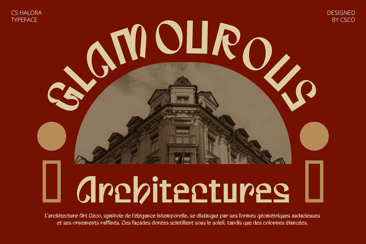 CS Halora – Decorative Font, a Sans Serif Font by Craft Supply Co. (Photo 5 of 8)