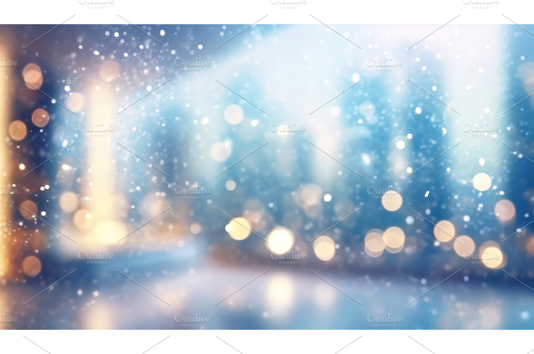 Soft-focus winter bokeh background, an Abstract Photo by Igor Tichonow