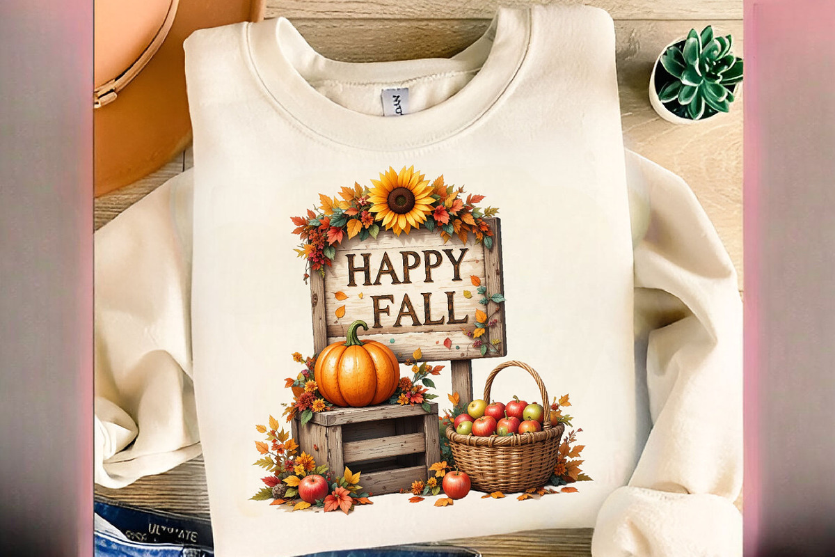 Fall Sublimation Bundle, Autumn PNG, an Illustration by SinaCreation (Photo 15 of 21)