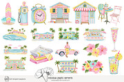 125 vintage holiday clip art, a Seasonal Illustration by Poppy Lane Studio (Thumbnail 6 of 11)
