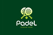 Padel Sports Game Logo, a Branding & Logo Template by ika trisiana (Thumbnail 1 of 2)