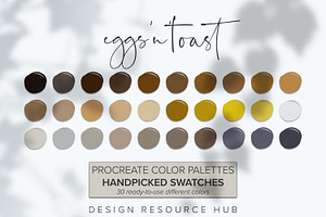 Eggs'n'Toast Procreate Color Palette