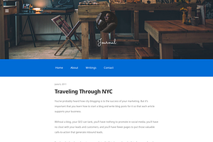 Journal - WordPress Writing Theme