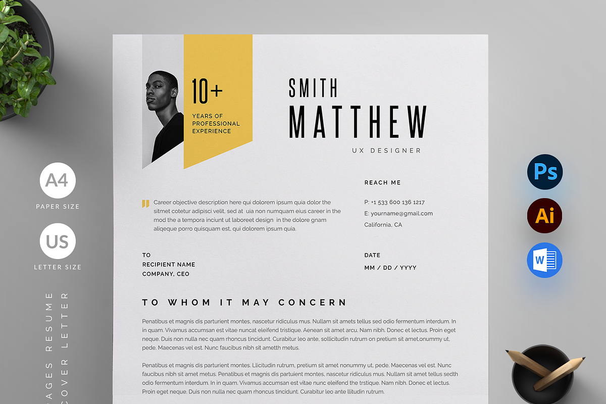Resume/CV, a Resume Template by Reuix Studio (Photo 3 of 5)