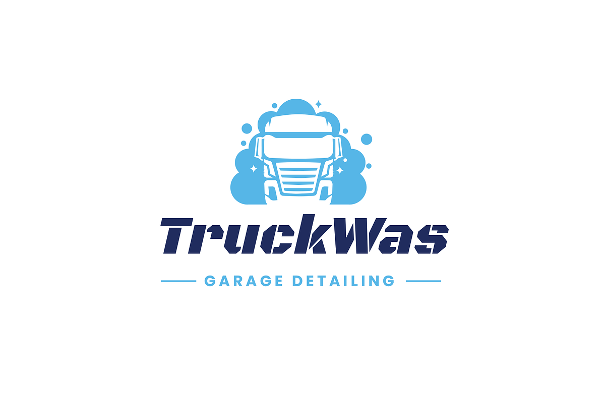 Truck Wash Garage Detailing | Logo, a Branding & Logo Template by Headfonts (Photo 3 of 3)