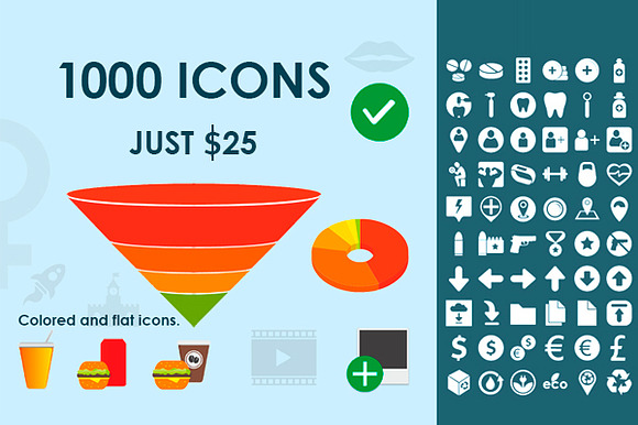 1000 Svg Icons For Web And Mobile Ui