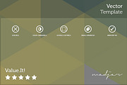 Polygon Vector Geometric Background, a Pattern Graphic by MAOV (Thumbnail 3 of 3)
