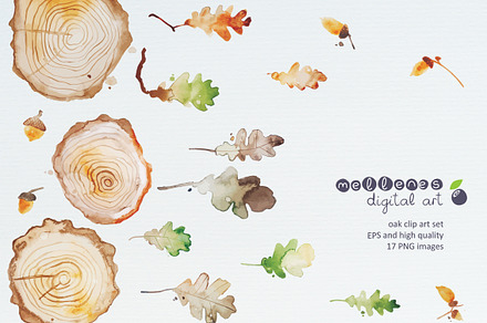 oak clip art