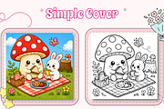 Mush Mini Mushroom Moments Coloring, an Education Illustration by Design Zone (Thumbnail 2 of 7)