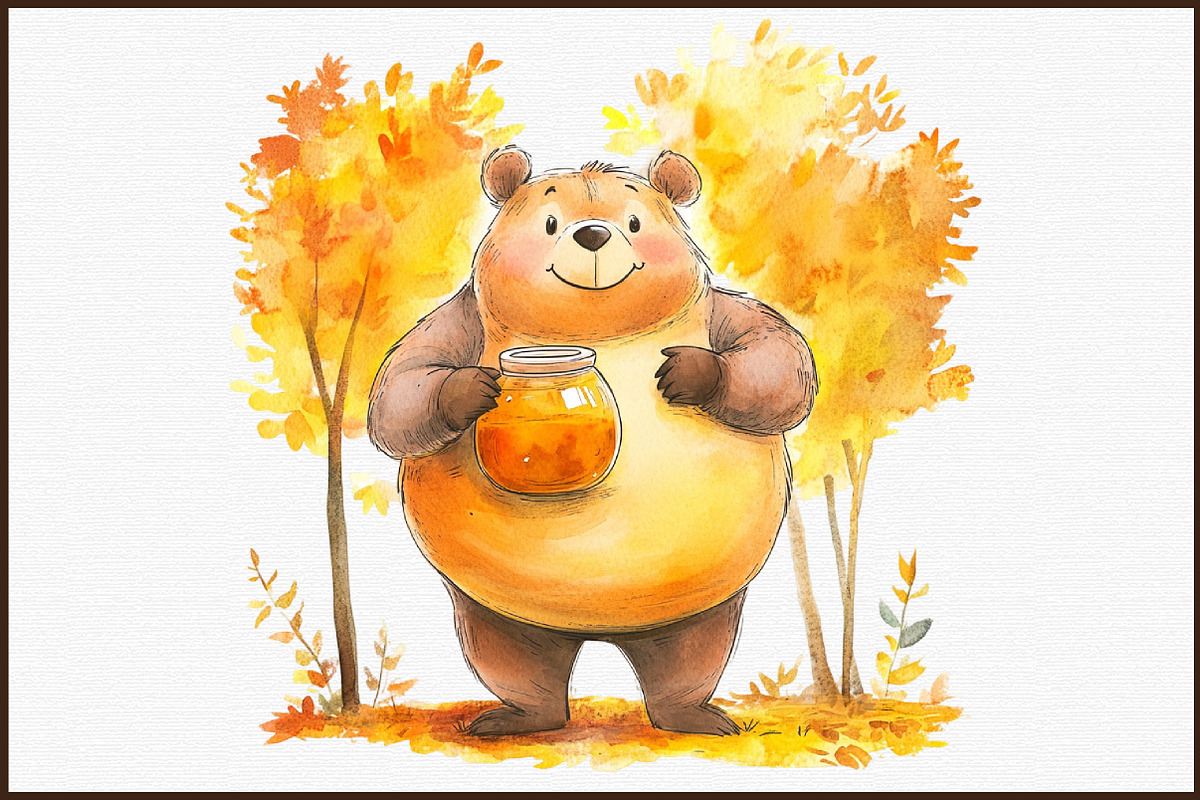 Autumn Animals Clipart, Fall Clipart, an Illustration by Sublimation Artist (Photo 3 of 6)