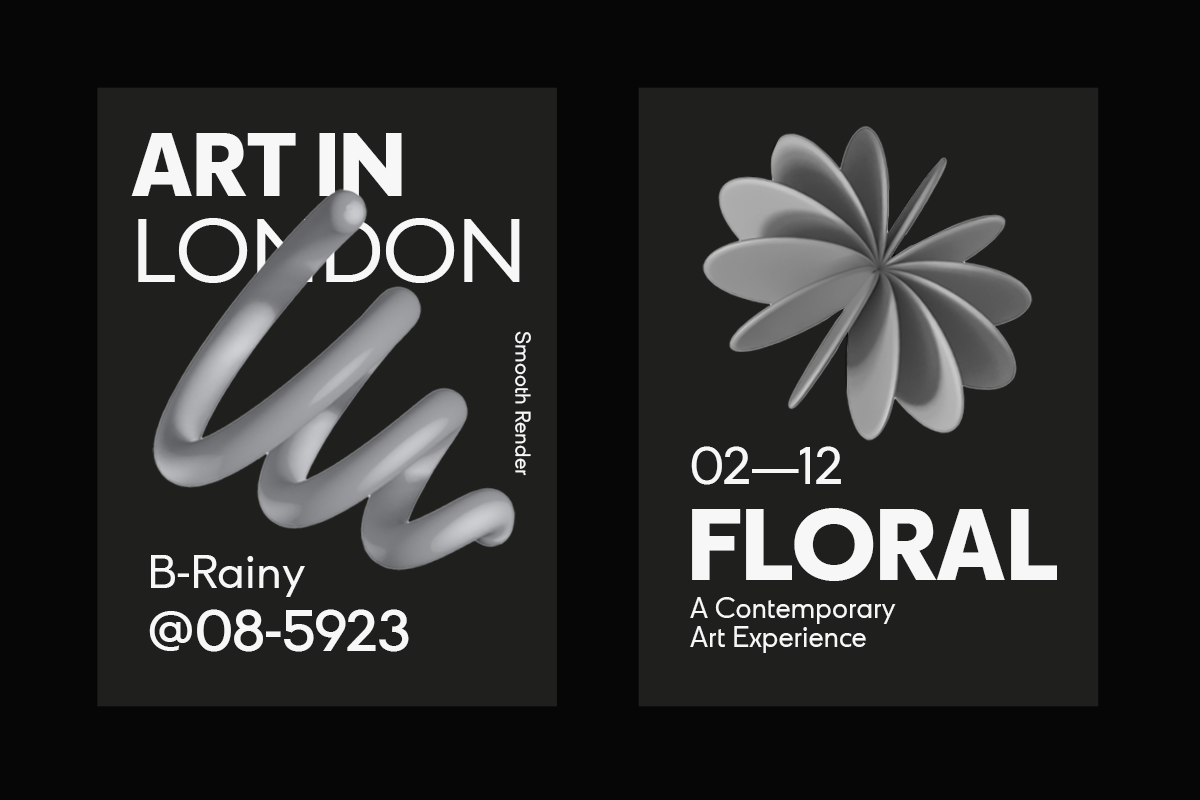 Gutica – Geometric Font Family, a Sans Serif Font by Yukita Creative (Photo 5 of 9)