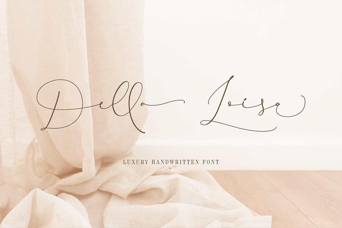 Della Loisa, a Script Font by RT Studio (Photo 1 of 10)