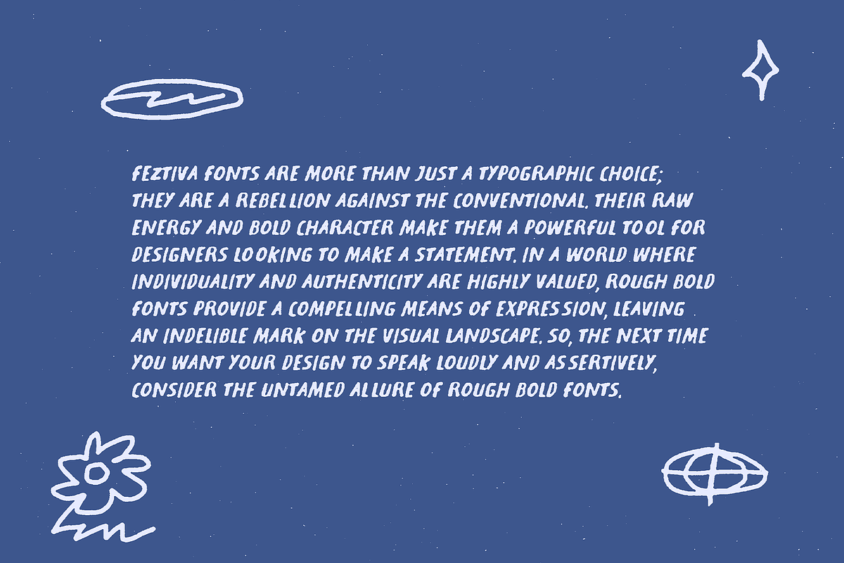 Feztiva - unique handwritten Font, a Handwritten Font by typeparties (Photo 4 of 6)