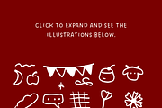 99+ Decorative Doodles, a Decorative Illustration by The Journey Atelier (Thumbnail 3 of 3)
