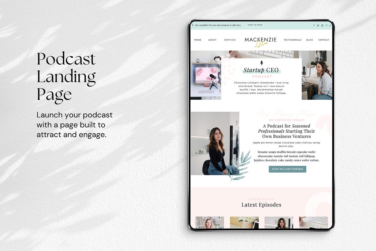 Virtual Assistant Website MEGA Kit, a Websites & App Template by Sugar Studios (Photo 7 of 9)