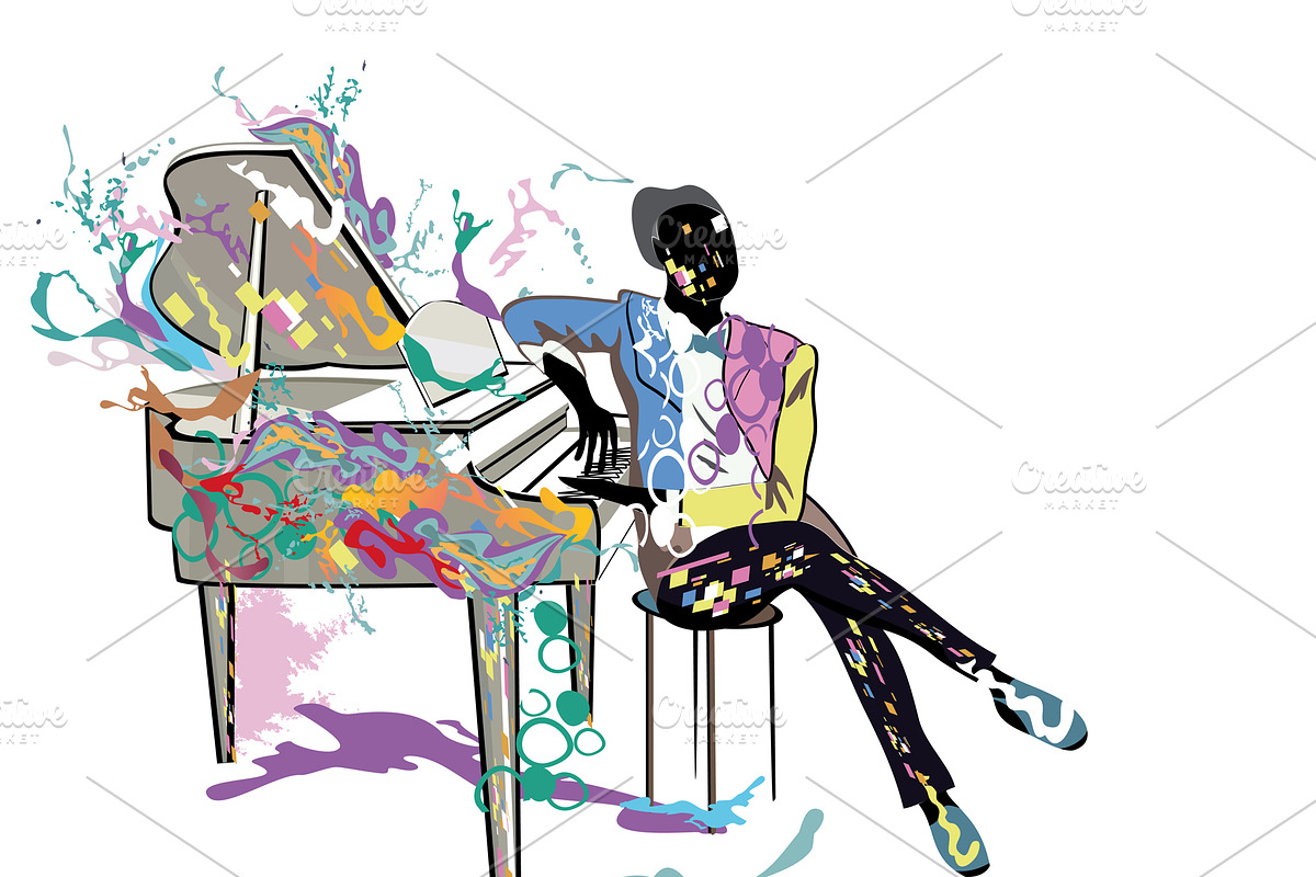 Abstract musicians., a Person Illustration by Laifalight (Photo 5 of 13)