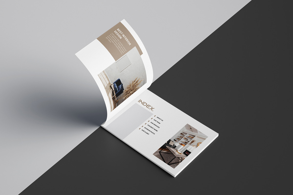 Interior Brochure | Catalog, a Brochure Template by Template Shop