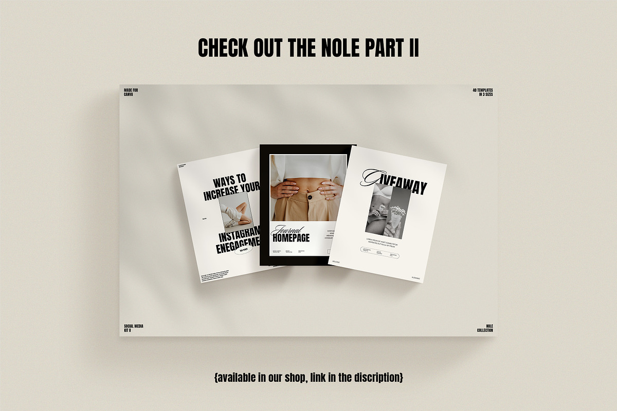 NOLE / Social Media Kit (III), a Social Media Template by Wildnun Studio (Photo 17 of 23)