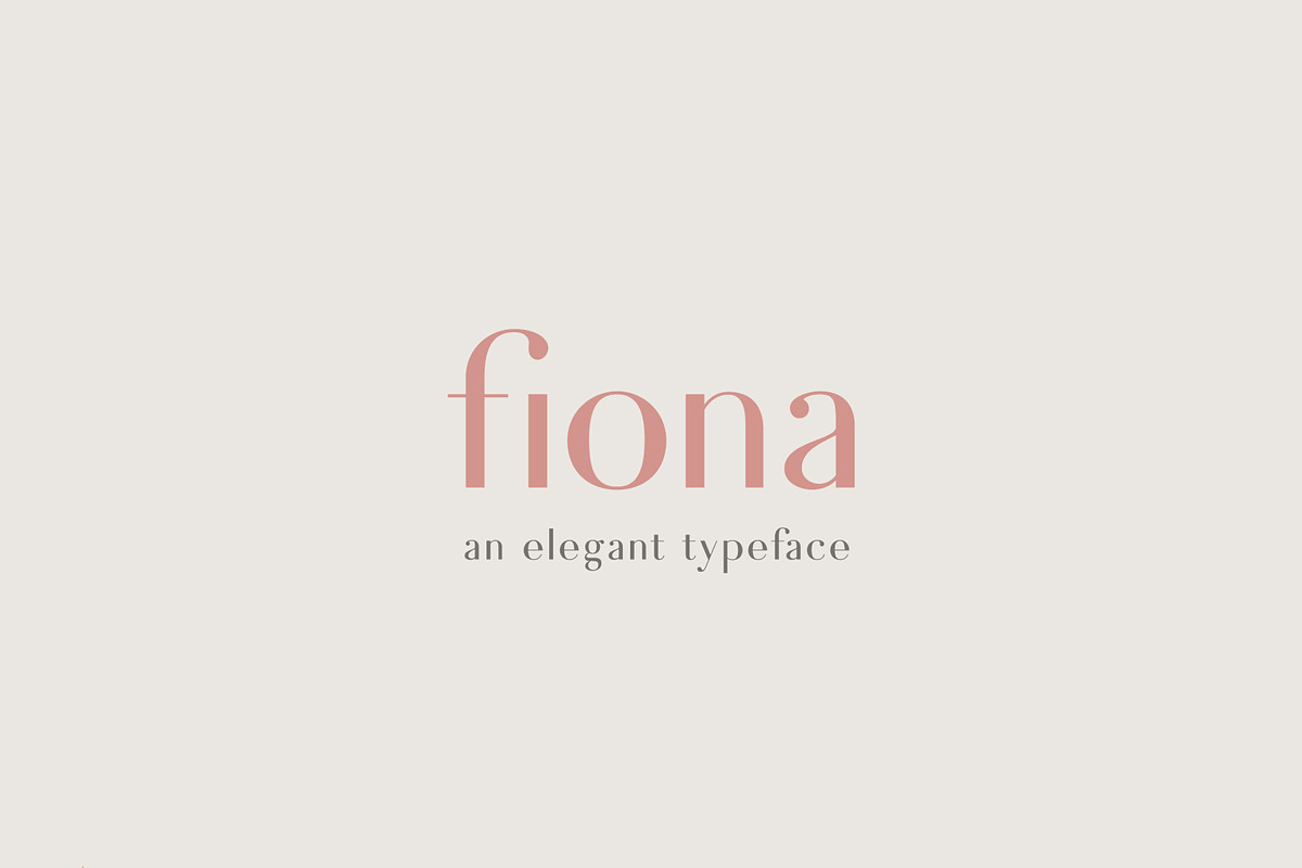 Fiona - An Elegant Typeface, a Sans Serif Font by Josh O. (Photo 7 of 7)