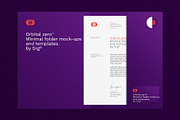 20 folder mock-ups & templates, a Product Mockup by Srg® (Thumbnail 10 of 21)
