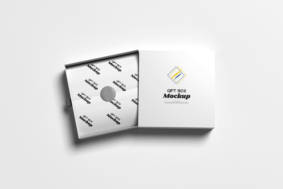 Gift Box Mockup, a Merchandise Mockup by AnasStudio (Photo 6 of 7)