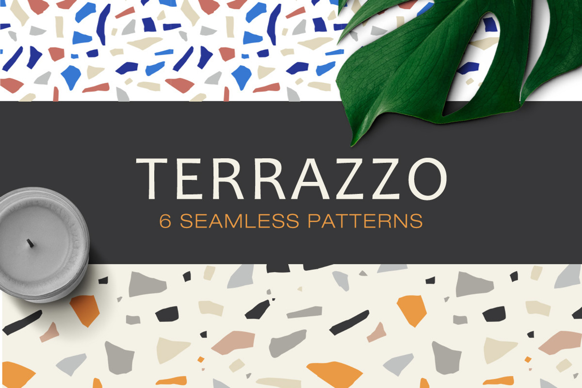 Terrazzo Seamless Patterns, a Pattern Graphic by ms Julia Nova (Photo 1 of 6)