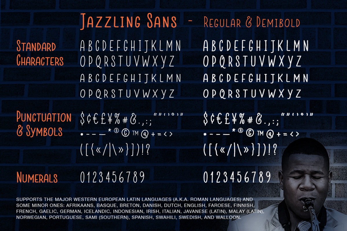 Jazzling - Script & Sans Font Duo, a Script Font by milenabdesign (Photo 13 of 13)