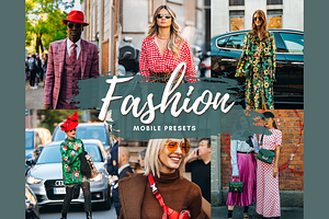 FASHION Mobile Lightroom Presets