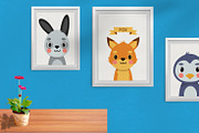 Cute Animals Potrait Illustration 2, an Animal Illustration by Vectorheroes (Thumbnail 6 of 8)