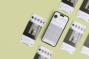Instagram Post Mockup, an iPhone Mockup by xavier_studio (Thumbnail 2 of 5)