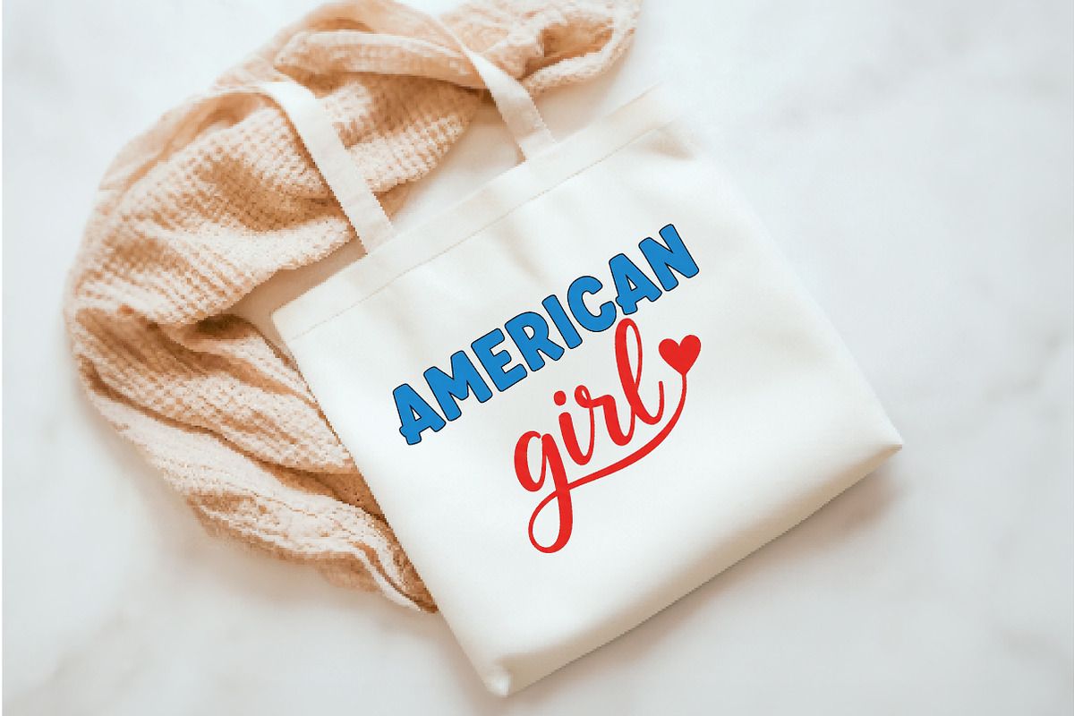American Girl PNG, 4th of July Png, an Illustration by Watercolor design (Photo 3 of 3)