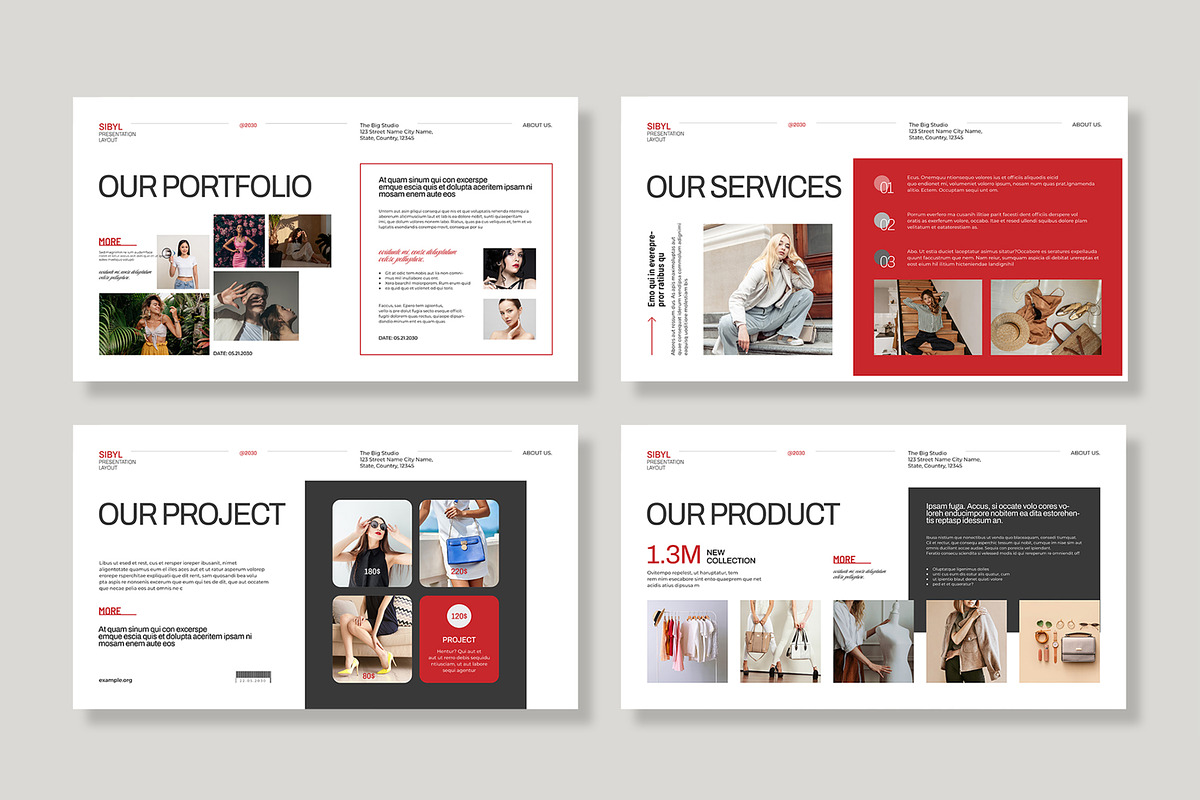 Sibyl Presentation Template preview 2