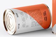 Tin Can Food Container Mockup, a Cups & Container Mockup by Ram Studio LLC (Thumbnail 4 of 6)