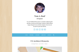 MasterPiece - Personal WP Blog Theme