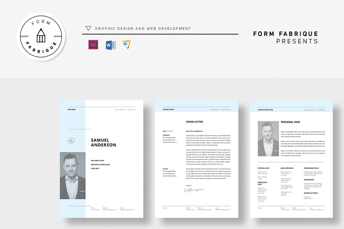 Resume/CV, a Resume Template by Form Fabrique (Photo 2 of 14)