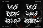 Malvoid | Black Metal Font, a Blackletter Font by Denustudios (Thumbnail 7 of 12)