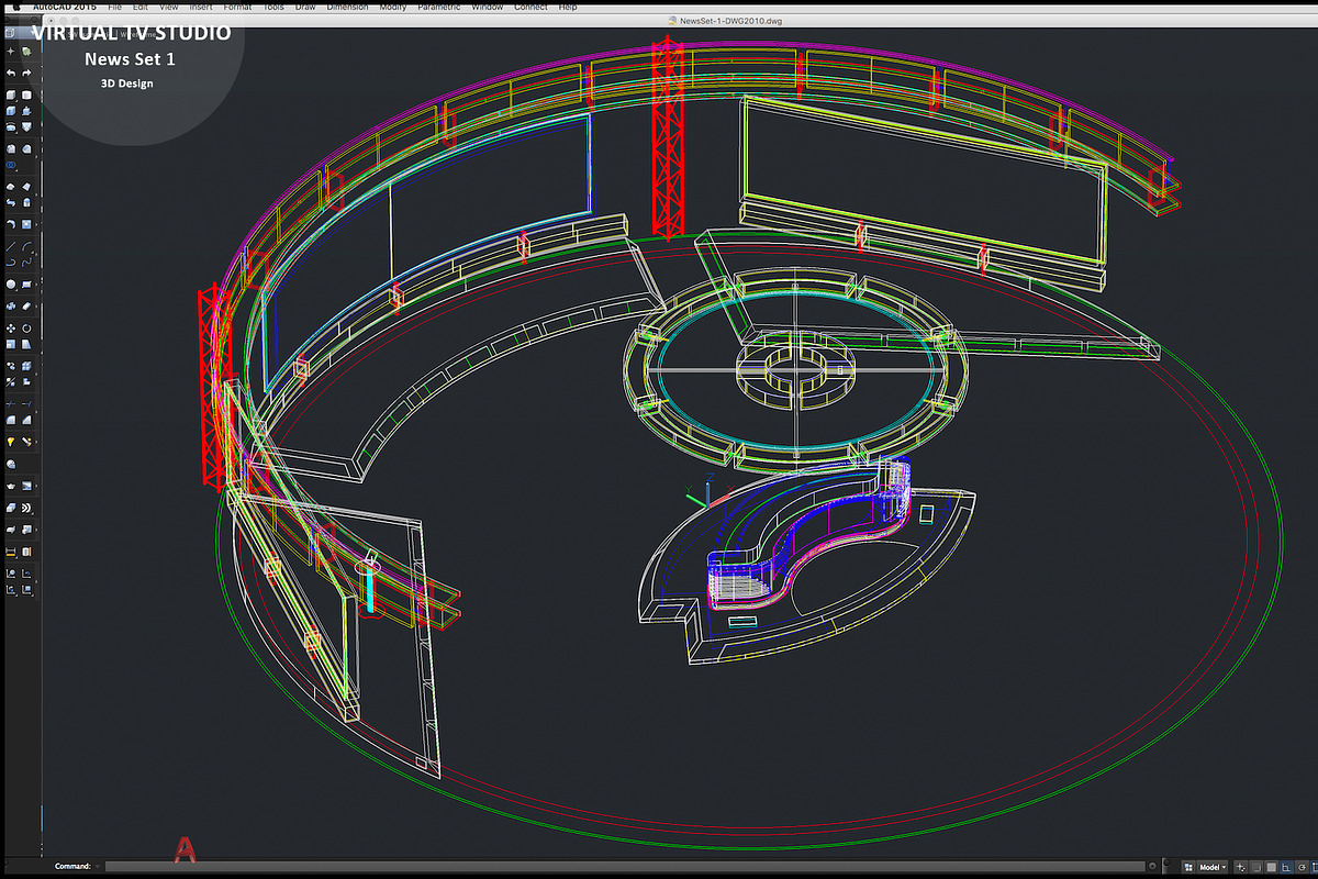 Virtual TV Studio News Set 1, an Architecture 3D Model by akerStudio (Photo 15 of 57)