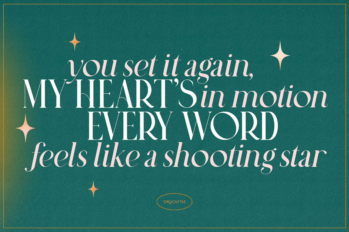 ORUGUITAS | Modern Serif Font, a Serif Font by Ryn Pojas (Photo 4 of 8)