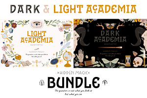 Mystery Dark & Light Witch Academia, an Object Graphic by Ruslana Lubenets
