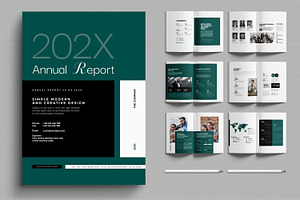 Annual Report Template, a Brochure Template by MightyDesign