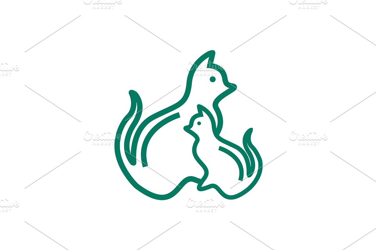 20 Logo Cat Templates Bundle, a Branding & Logo Template by Friendesigns (Photo 9 of 21)