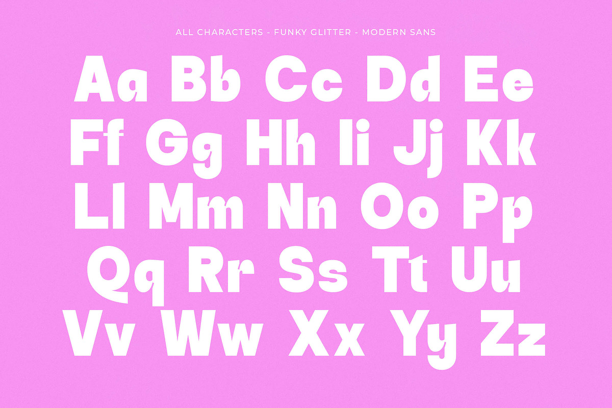 Funky Glitter Modern Sans Font, a Sans Serif Font by timelesstype.co (Photo 14 of 20)
