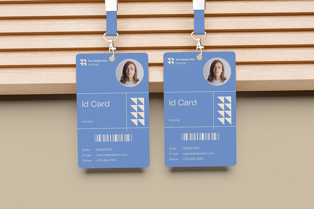 Id Card Mockup, an Advertising Mockup by Design Source_ (Photo 3 of 4)