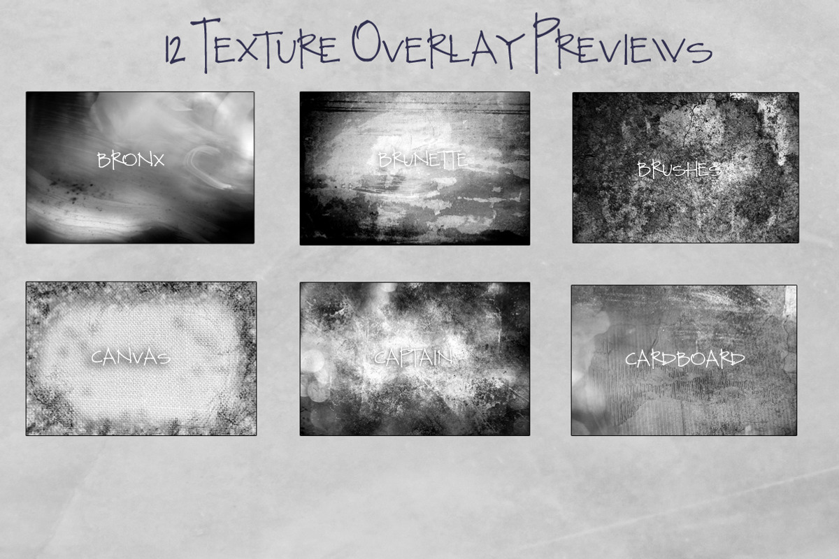 Black & White Texture Overlays, a Texture Graphic by CarlyArtDaily (Photo 3 of 3)