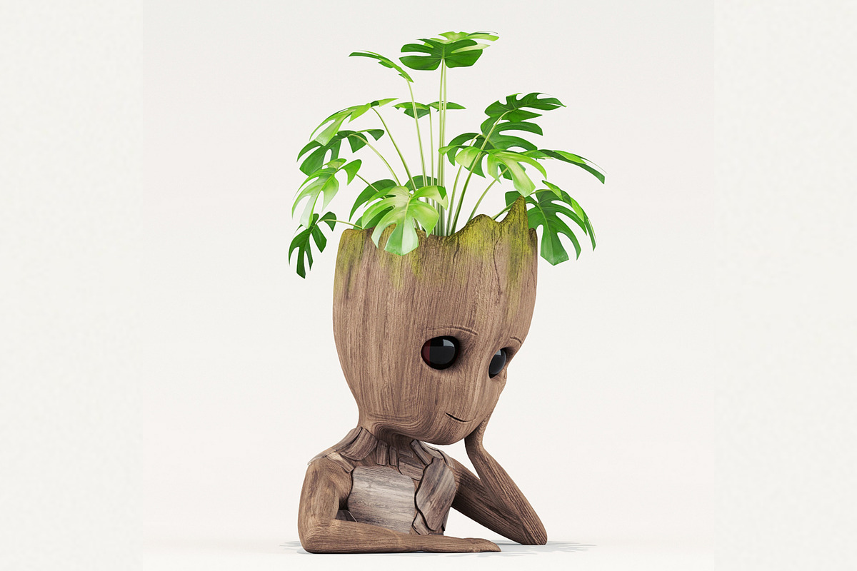 Vase Groot Guardians of the Galaxy, a Characters & Person 3D Model by MARCOS BRITO PRO (Photo 2 of 3)