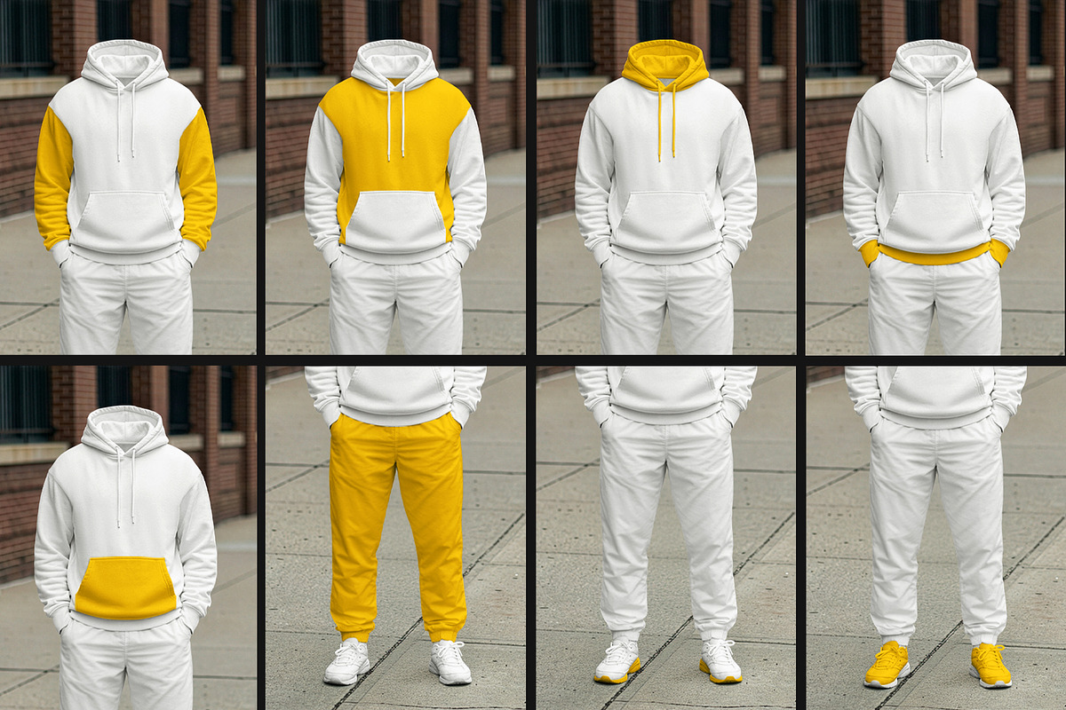 5 Mockups Hoodie and Pants Apparel, a Hoody Mockup by Grow Design Craft Studio (Photo 3 of 7)