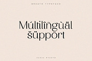 Breath | Modern Ligature Serif, a Serif Font by Pentagonistudio (Thumbnail 8 of 11)