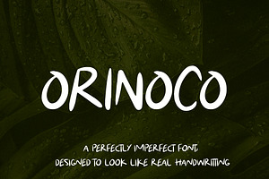 Orinoco Handwritten Font