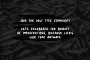 Fishy Freddy handwriting ugly font, a Handwritten Font by ugly type (Thumbnail 7 of 8)